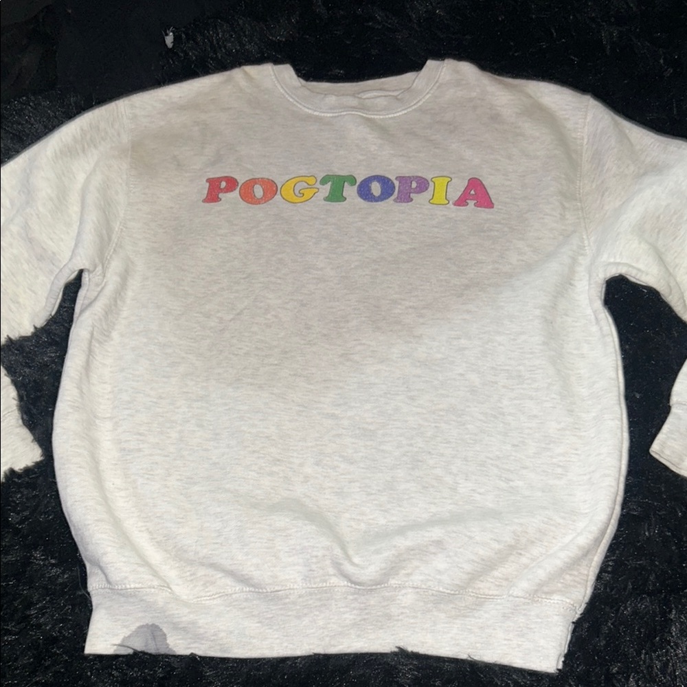Pogtopia Crew Neck Sweatshirt